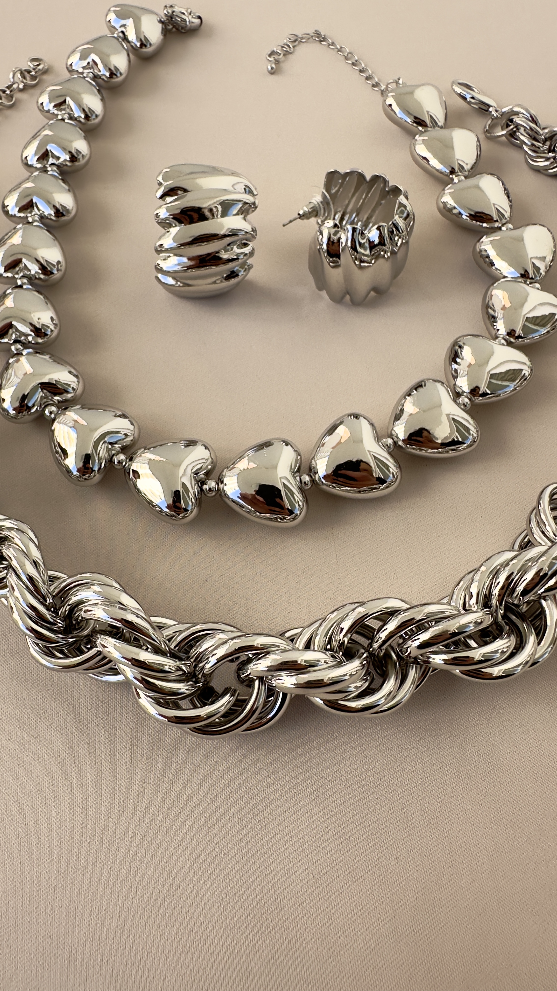 Kalın Burgu Silver Kolye