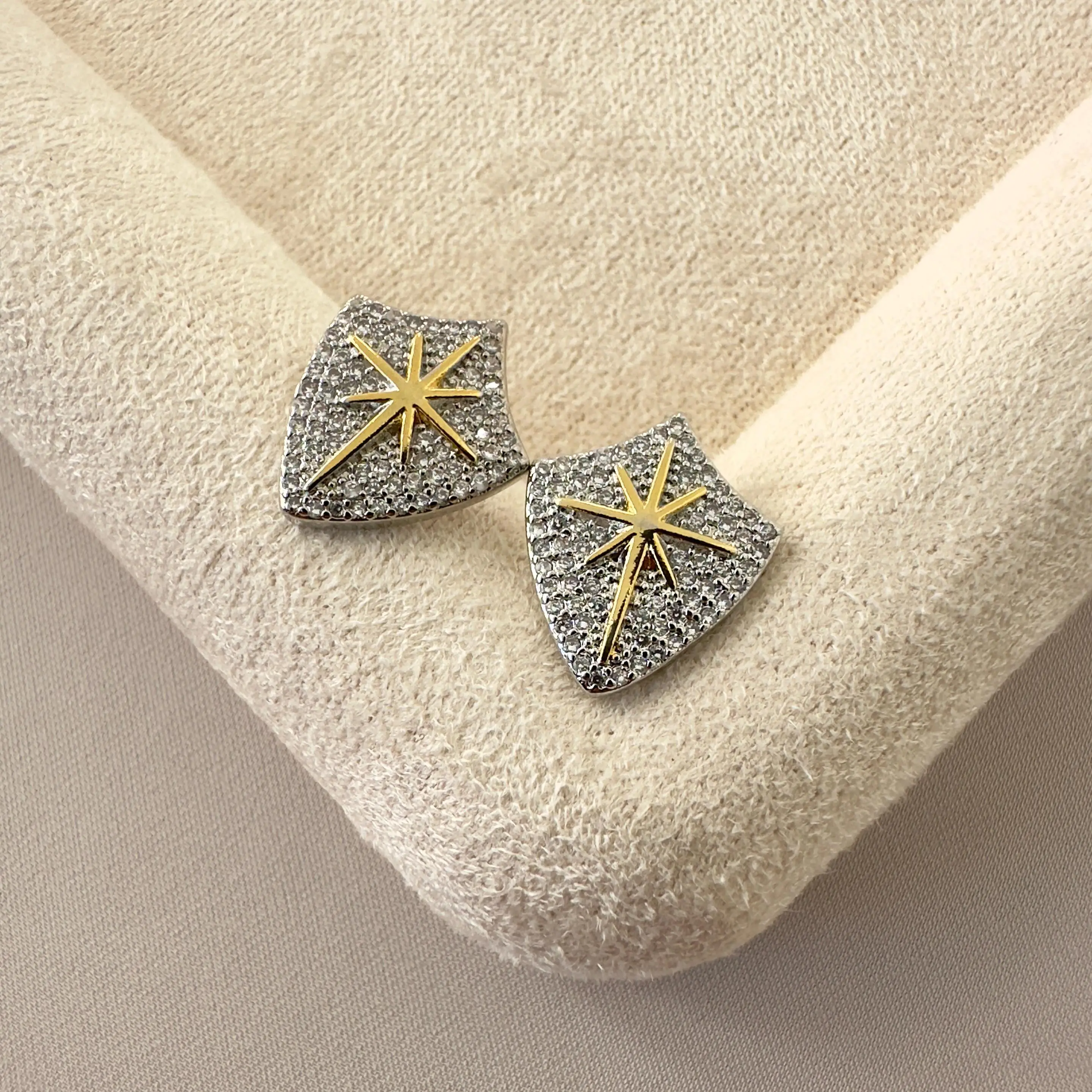 Kutup Yıldızı Gold & Silver Arma Küpe