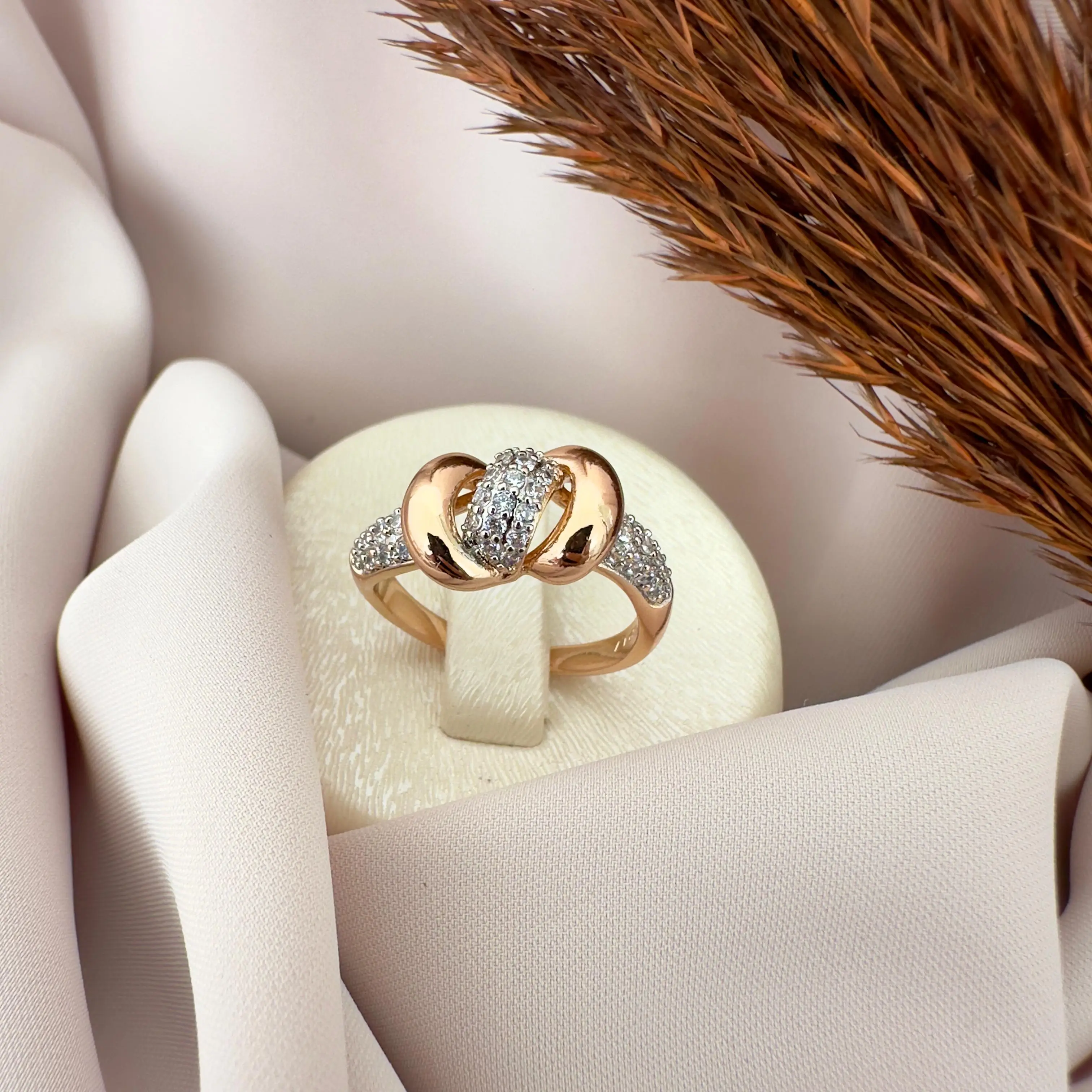 GY0042 Rose Gold Düğüm Yüzük