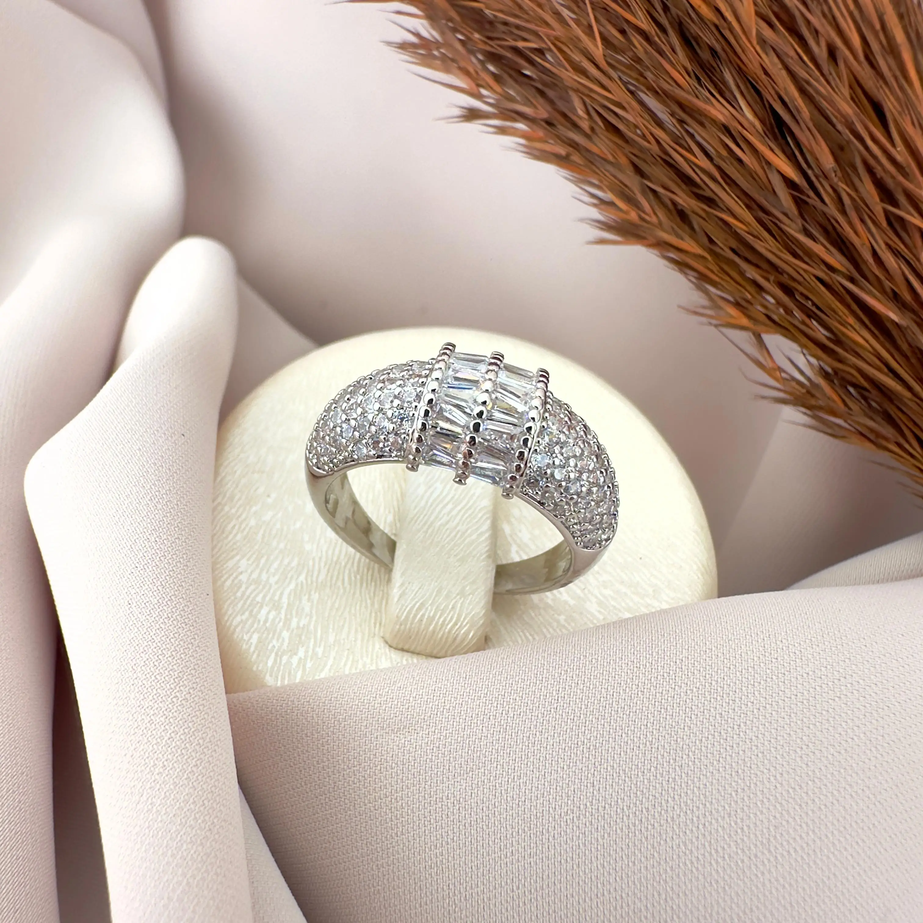 GY0046 Silver Taşlı Yüzük