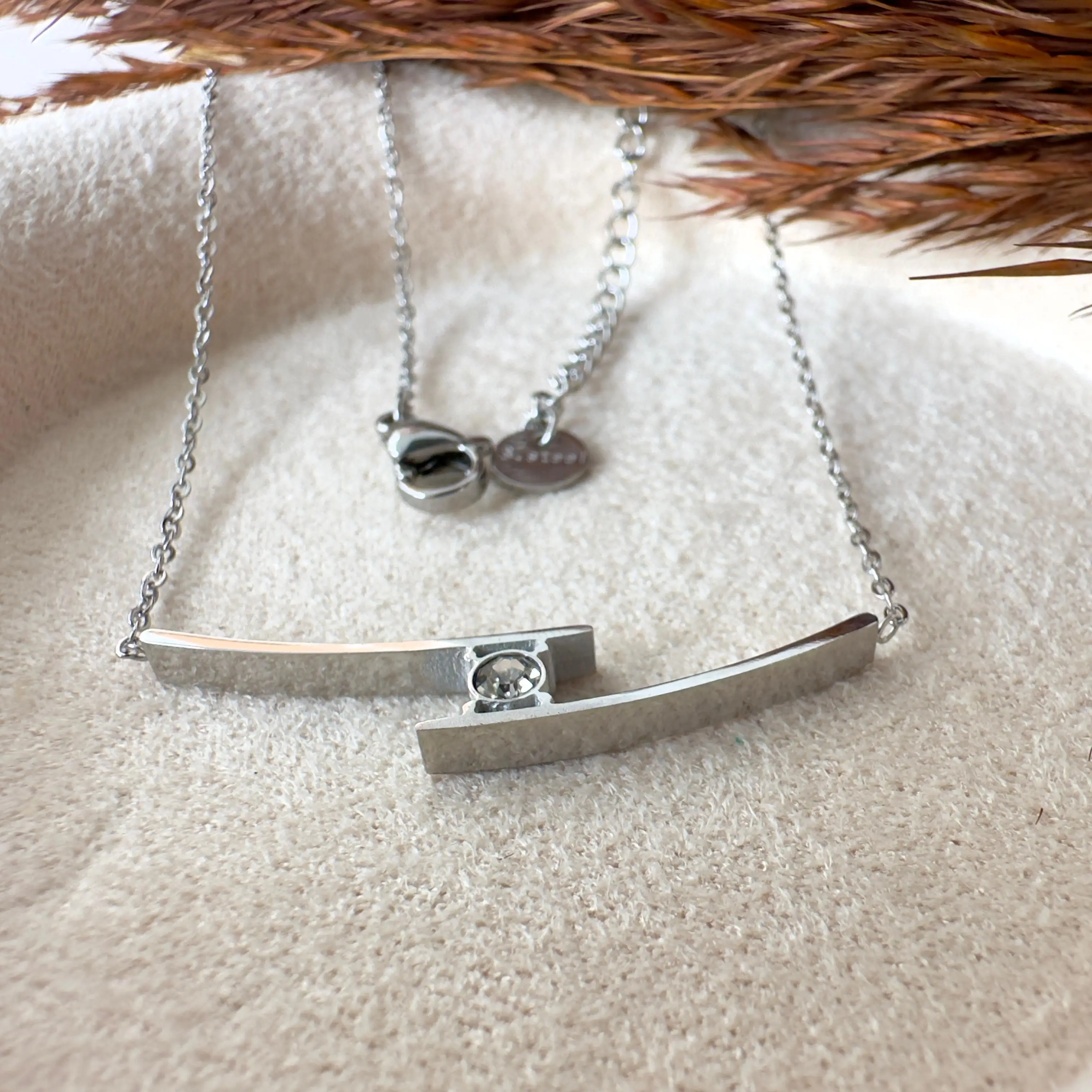 GY0080 Silver Tasarım Kolye