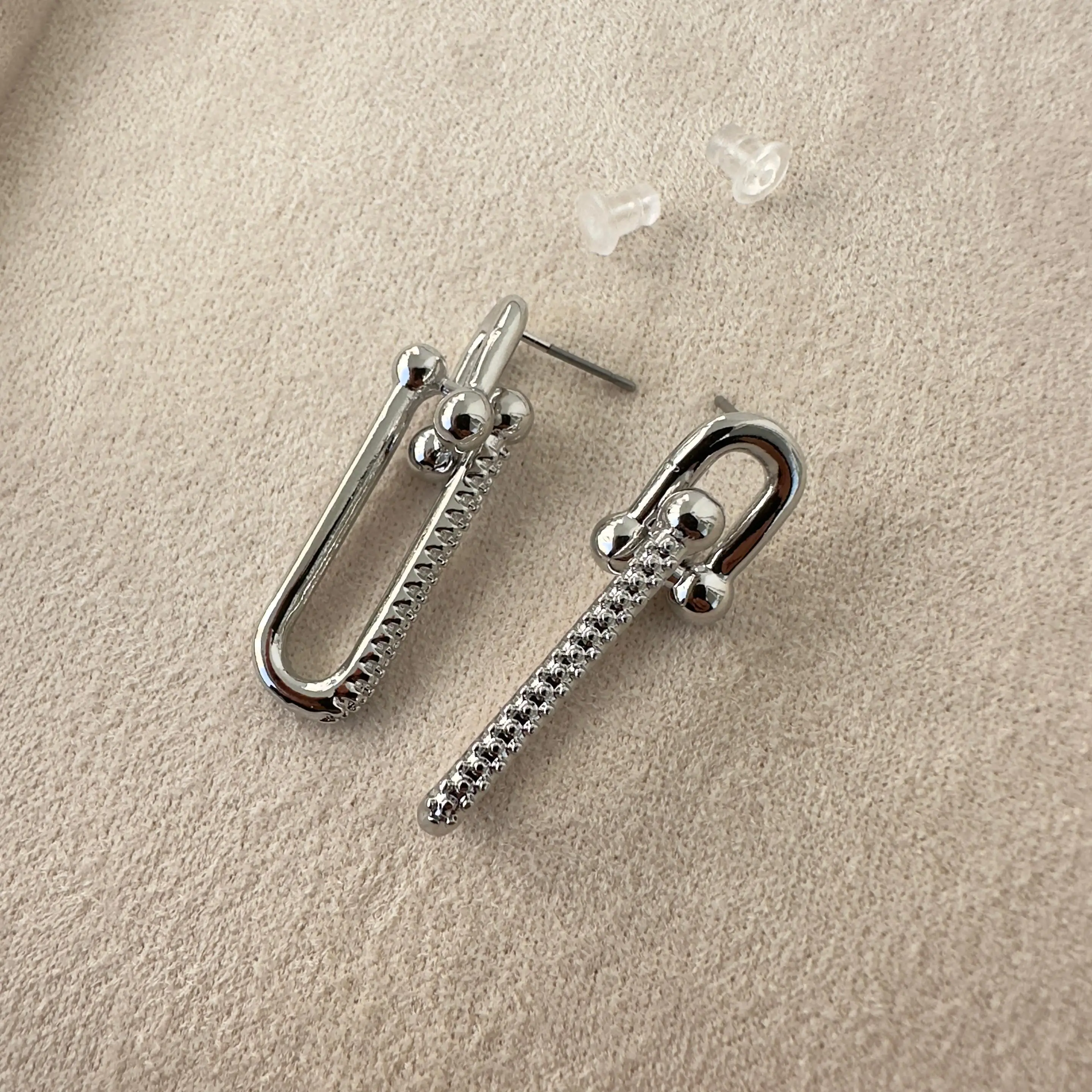 Uzun Silver Tiffany Küpe