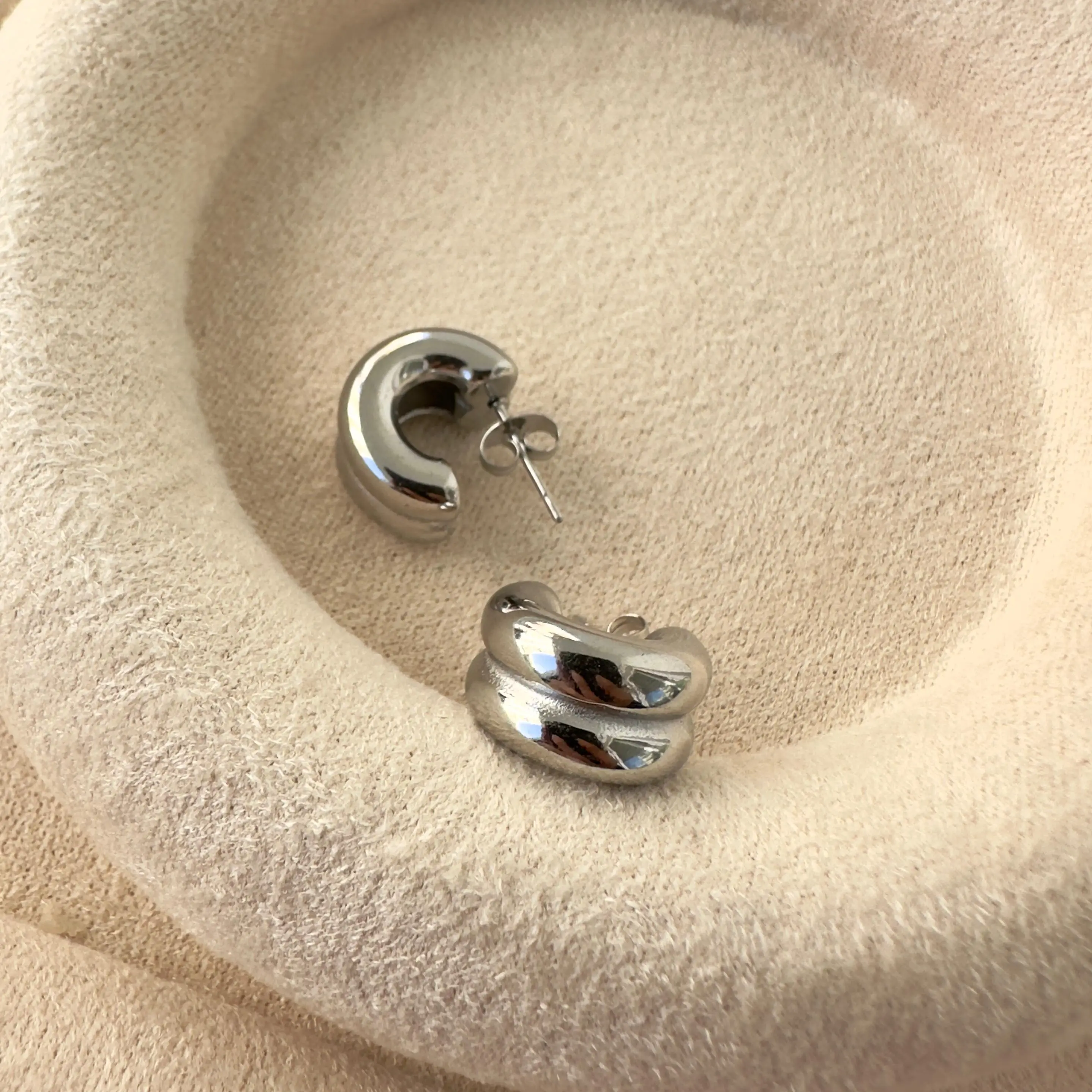 Çift Sıra Silver Minik Halka